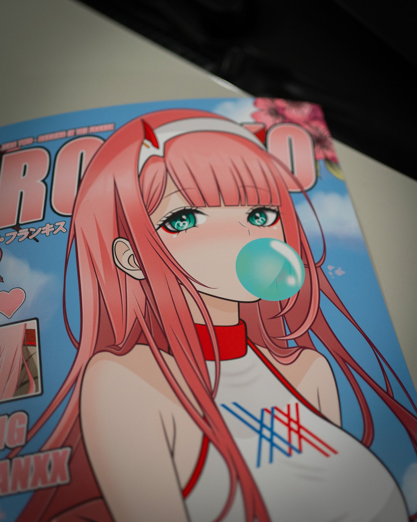 Zero Two Cherry Blossom Poster