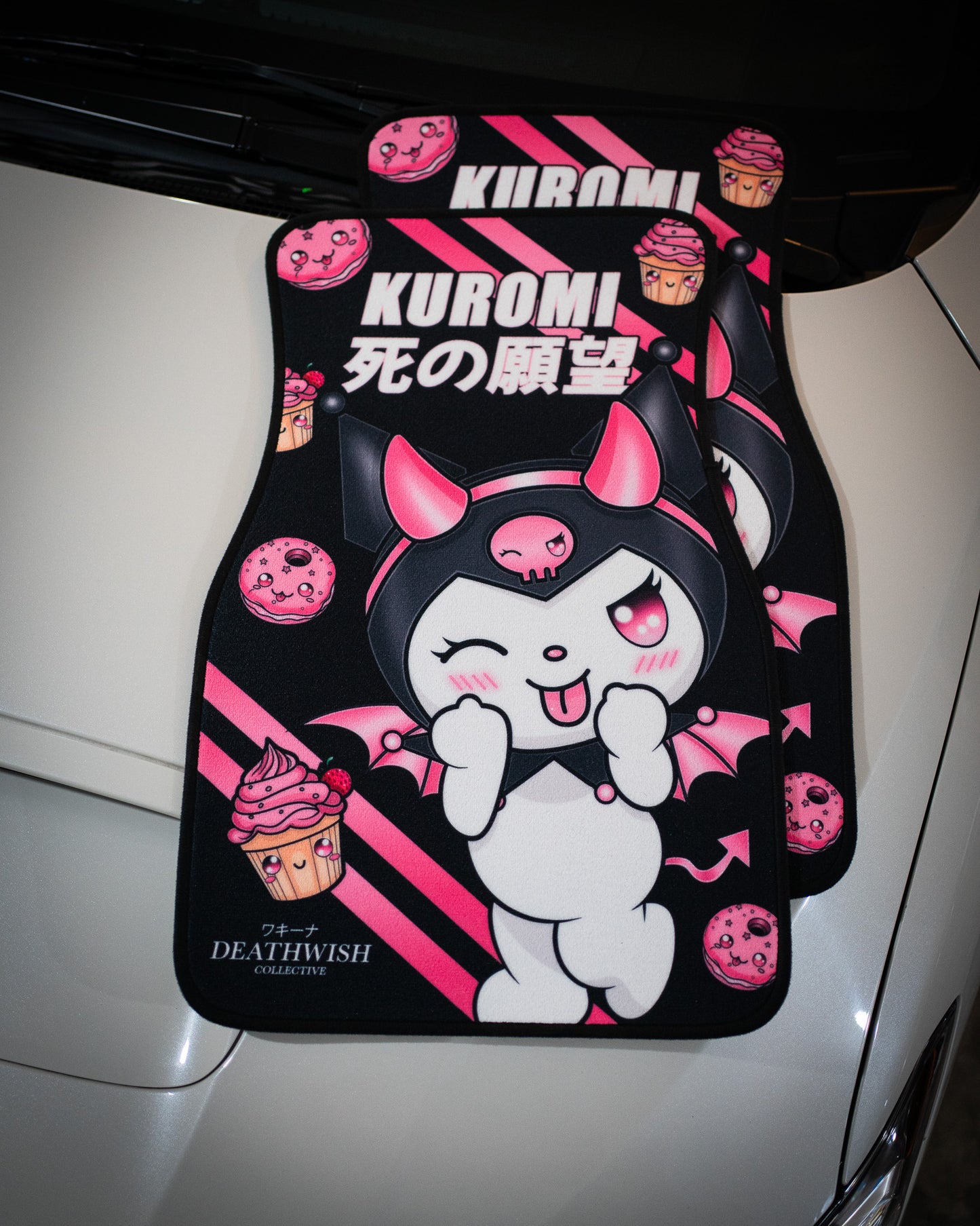 Kuromi "Treats" Car Mats