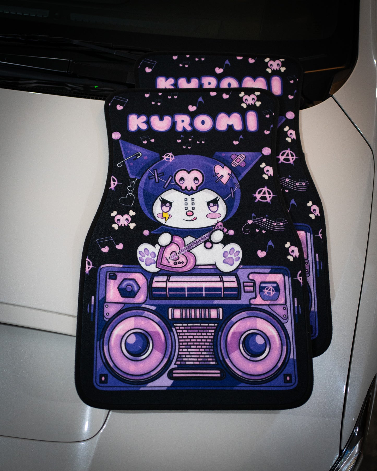 Kuromi "Purple Punk" Car Mats