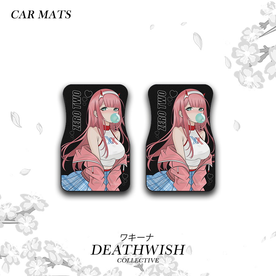 Zero Two Car Mats – Death Wish Collective