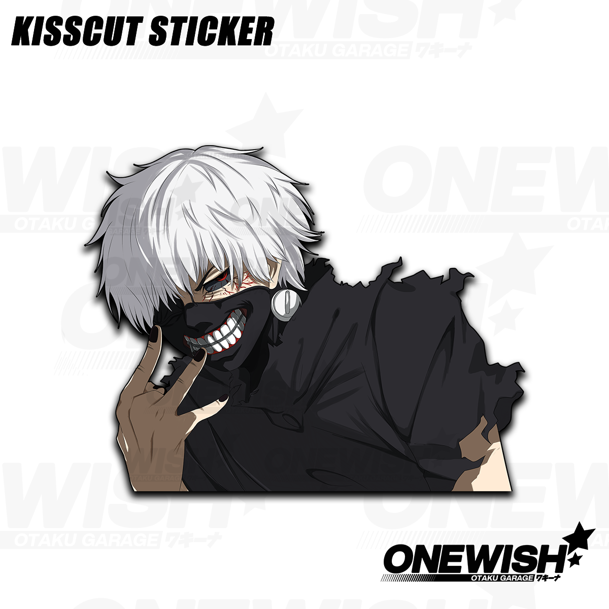 Kaneki Sticker (Spot Holographic)