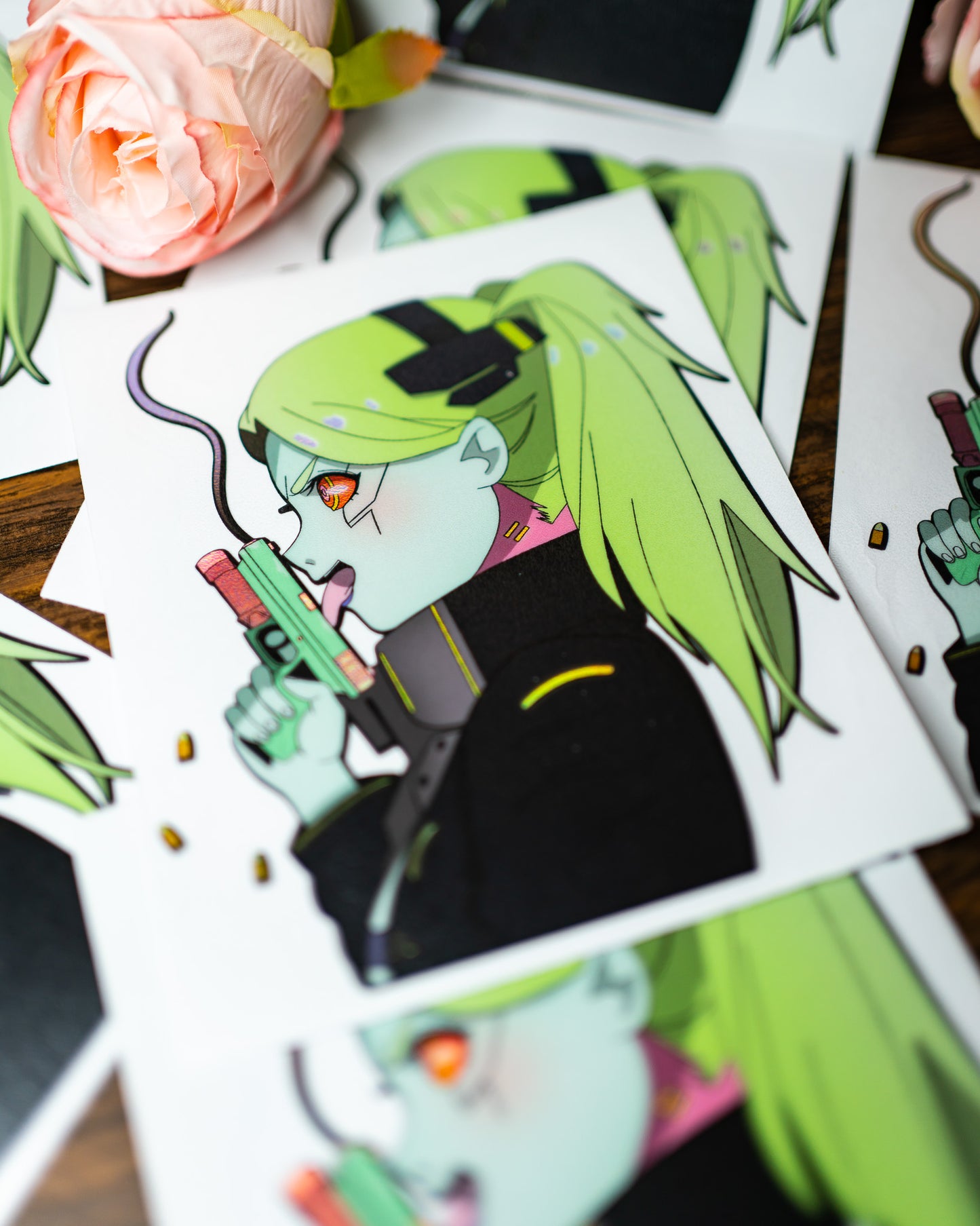Rebecca Glockoma Sticker (Spot Holographic)