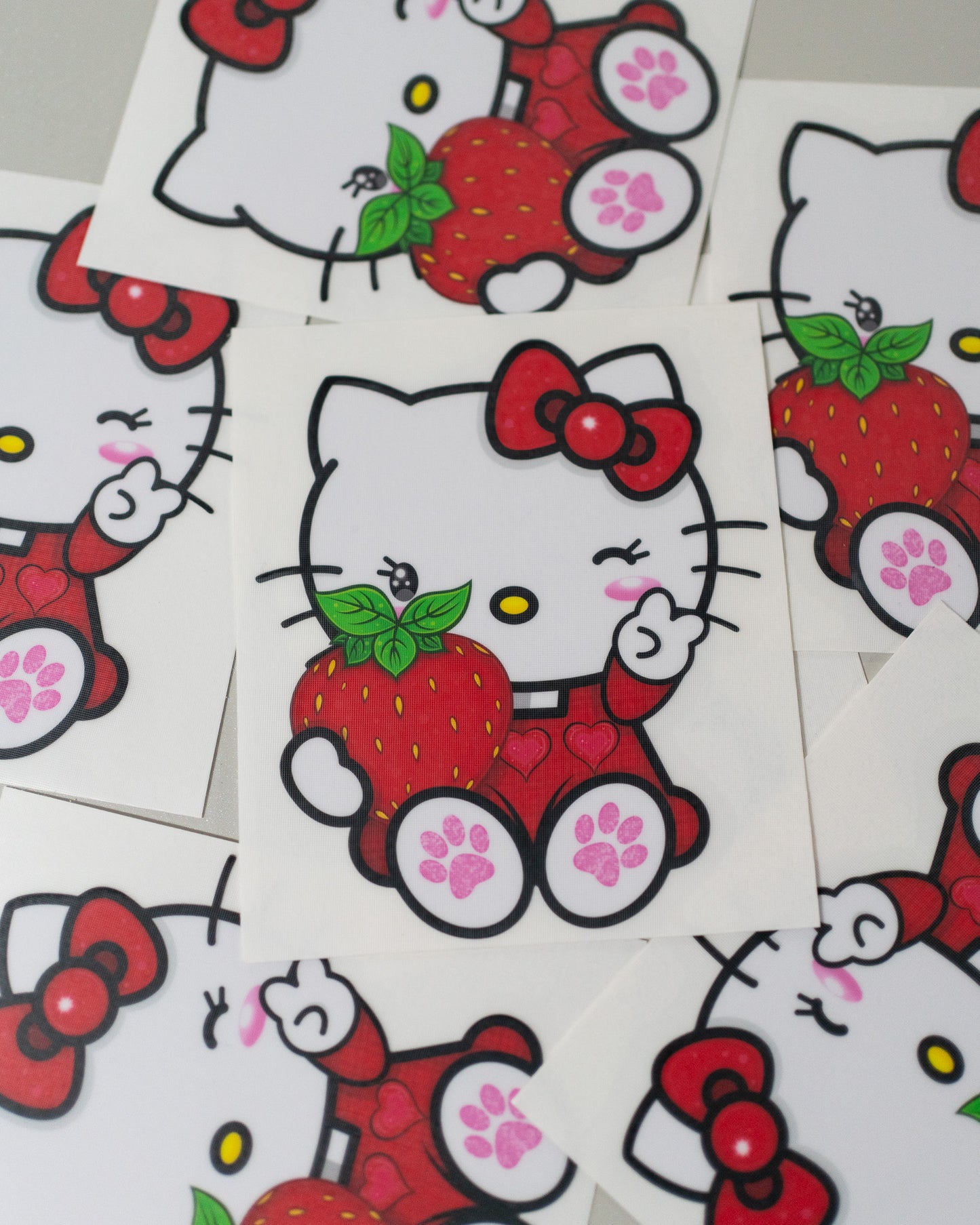 Hello Kitty Strawberry Sticker