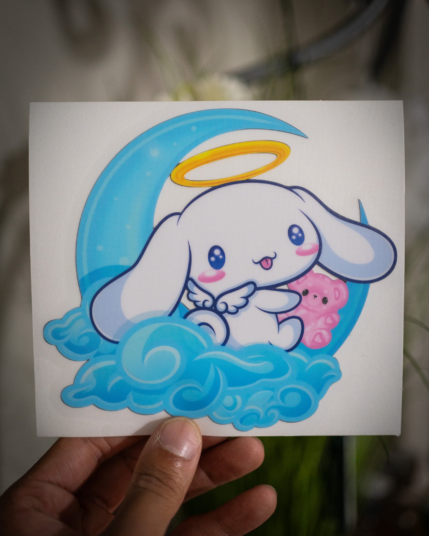 Cinnamoroll Moon Sticker