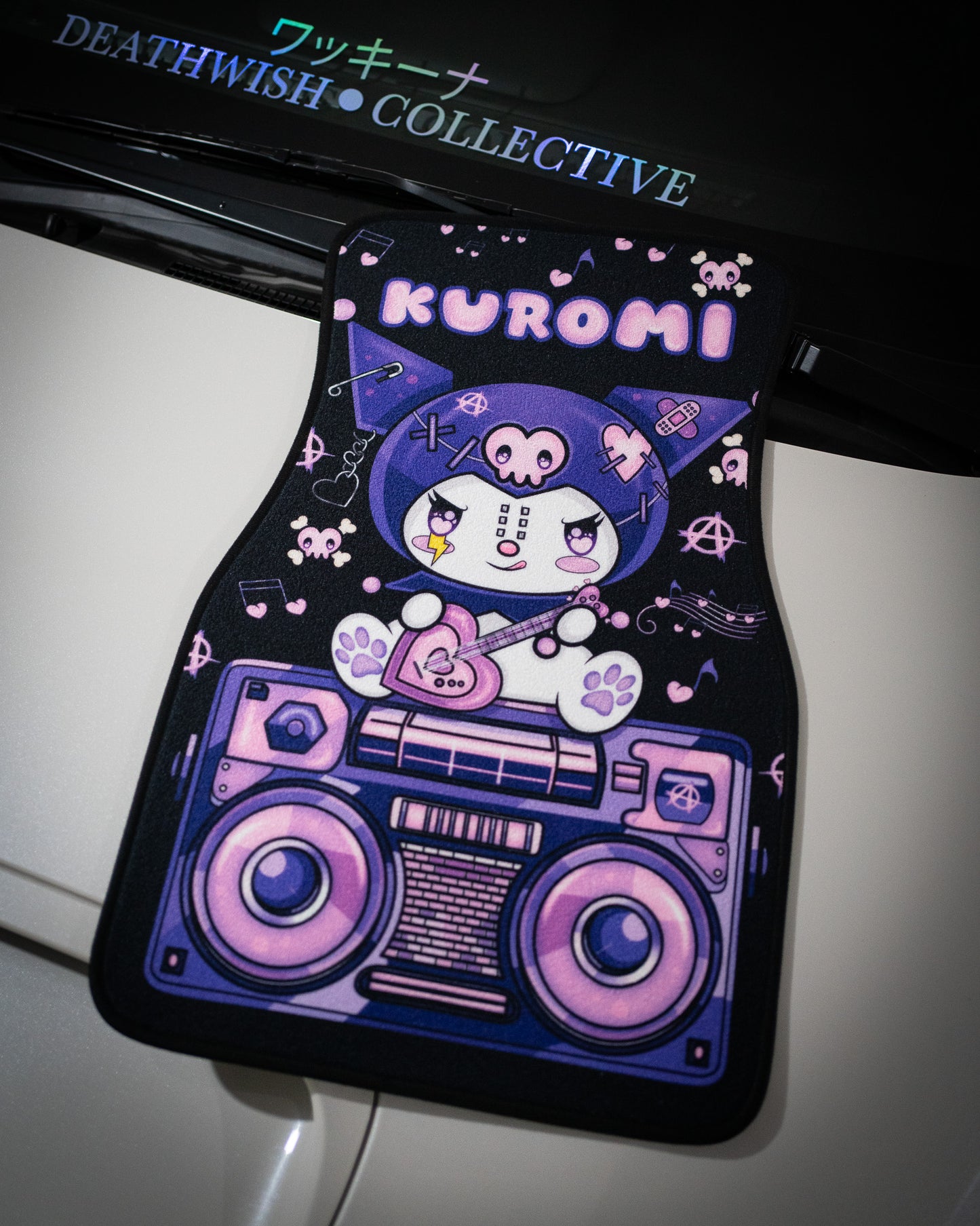 Kuromi "Purple Punk" Car Mats