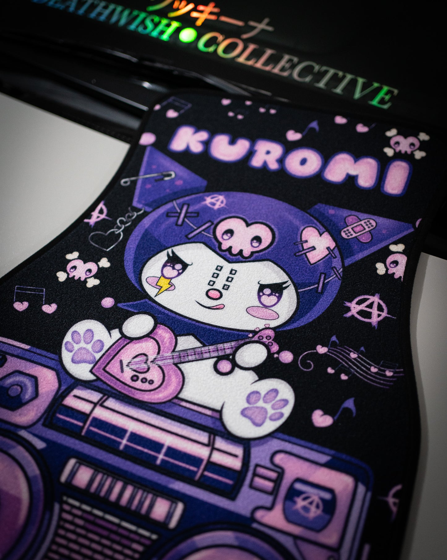 Kuromi "Purple Punk" Car Mats