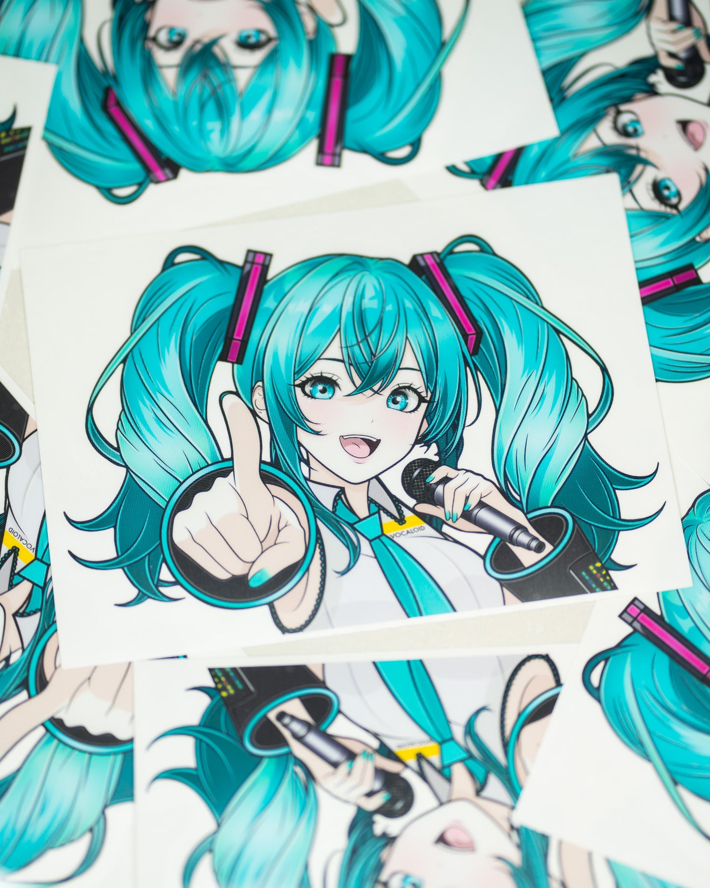Miku Hatsune Peeker Sticker