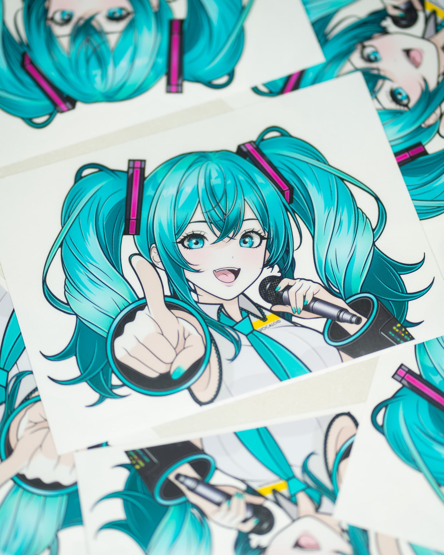 Miku Hatsune Peeker Sticker