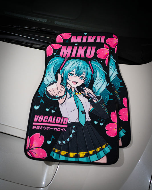 Miku Hatsune Car Mats