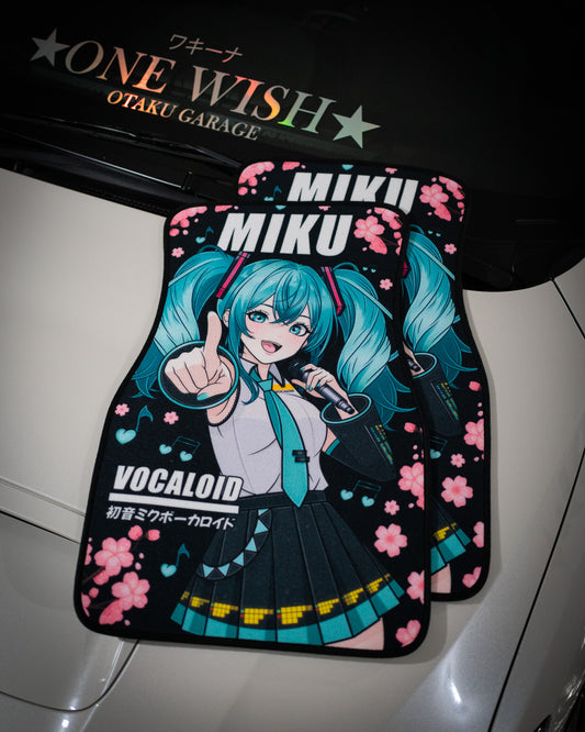 Miku Hatsune Car Mats