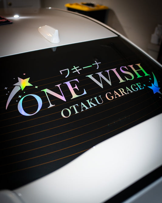 Holographic Rear Window Decal (LARGE)