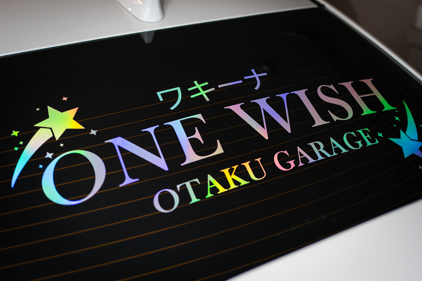 Holographic Rear Window Decal (LARGE)