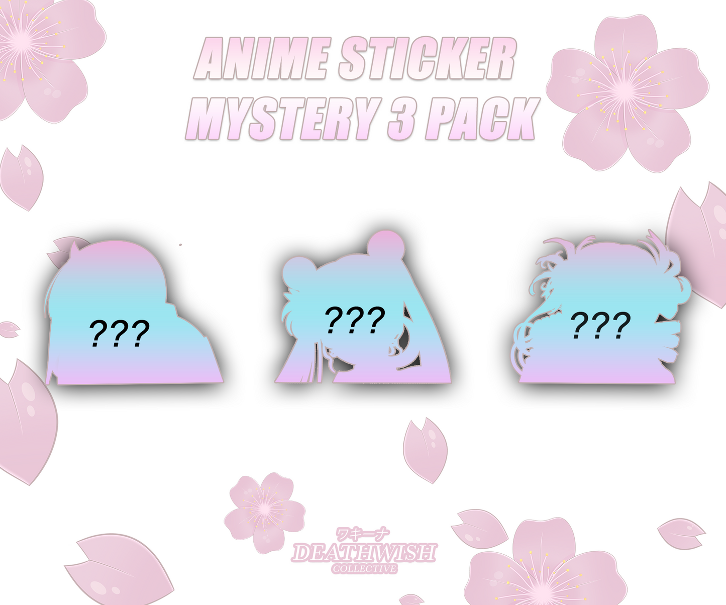 Anime Sticker Mystery Pack (3 Pack)