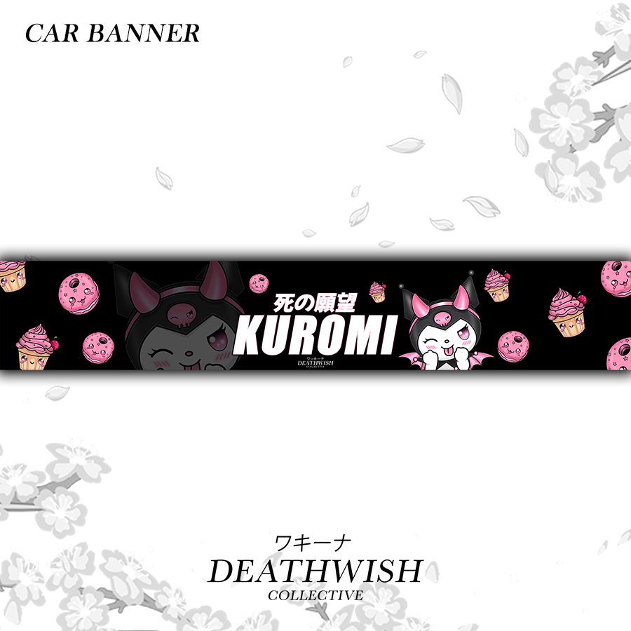 Kuromi "Pink Treats" Banner