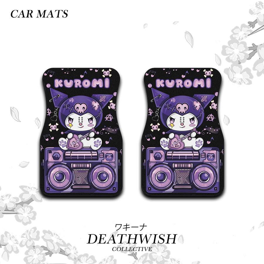 Kuromi "Purple Punk" Car Mats