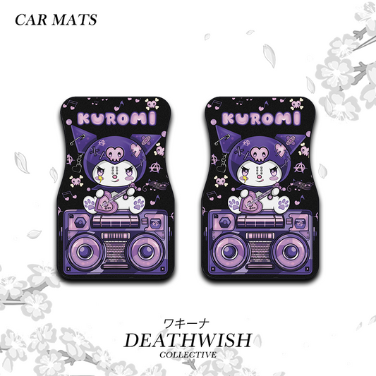 Kuromi "Purple Punk" Car Mats