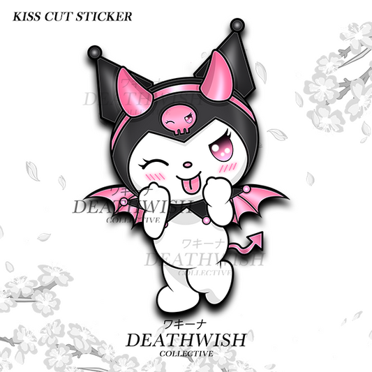 Kuromi Pink Treat Sticker