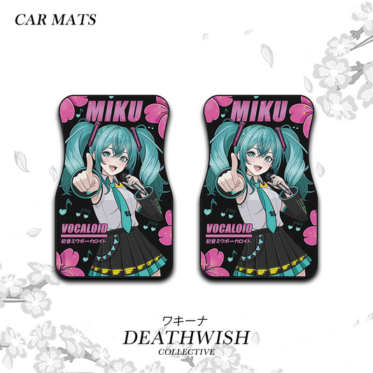 Miku Hatsune Car Mats