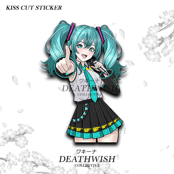 Miku Hatsune Body Sticker