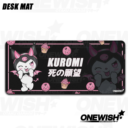 Kuromi Pink Treat Desk Mat