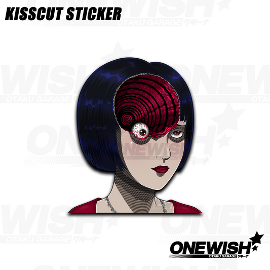 Uzumaki Horror Peeker Sticker