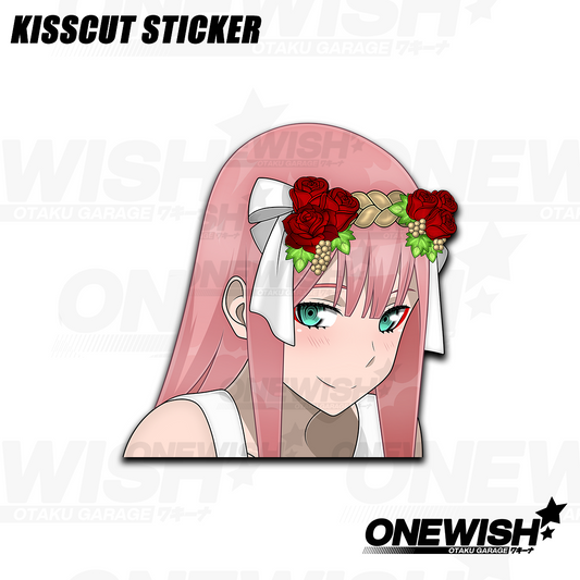 Zero Two Flower Peeker
