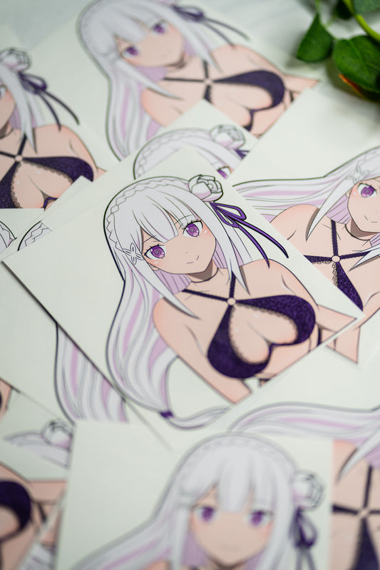 Emilia Sticker (Ecchi)