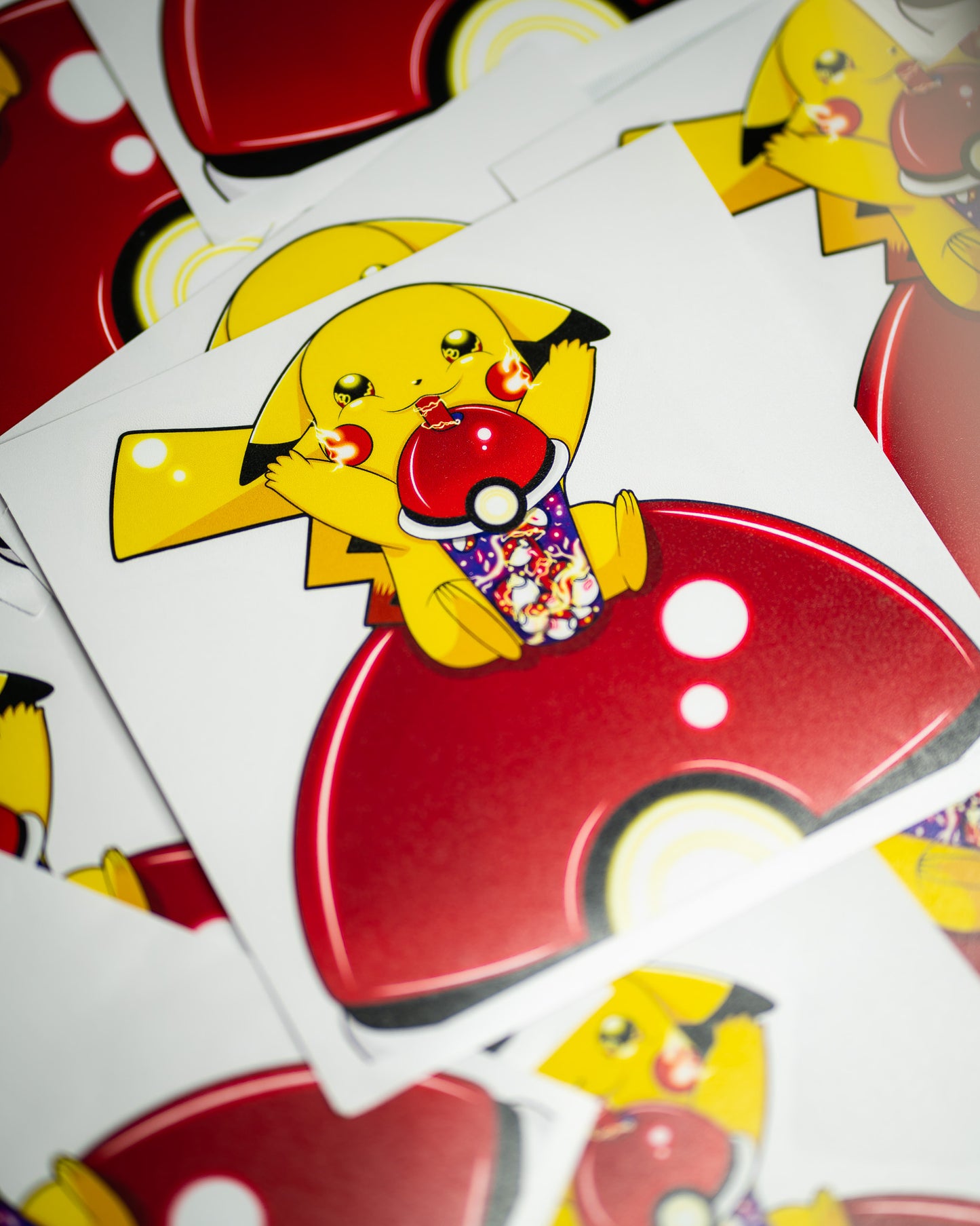 Pikachu Boba Tea Sticker