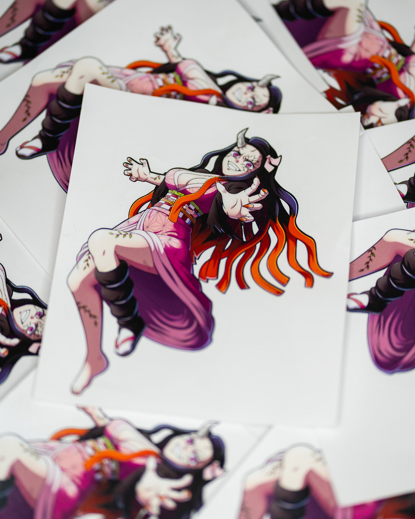 Nezuko Demon Form Full Body Sticker