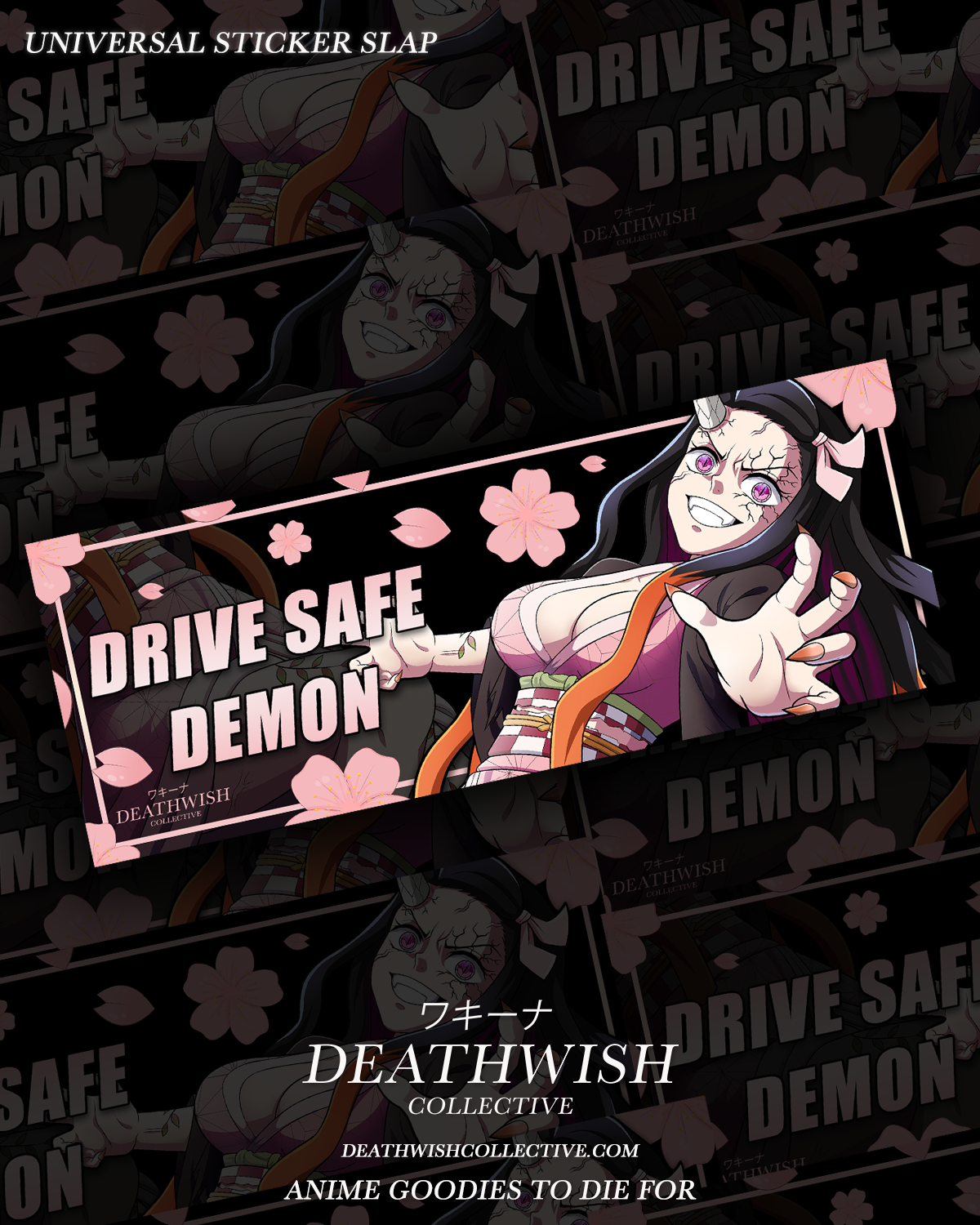 Nezuko Demon "Drive Safe" Slap